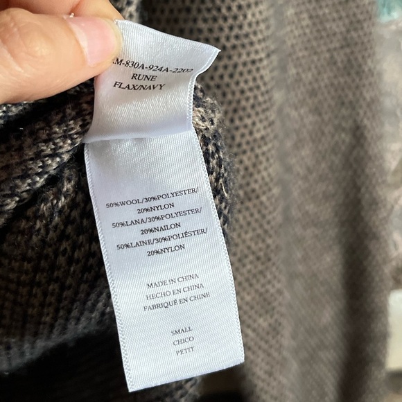 RAILS - Rune Sweater Flax Navy wool blended - Picture 10 of 13